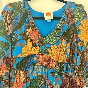 FARM Rio Puff Sleeve Maxi Dress (MP)